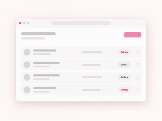 Key ring with blank tags beside a notebook, one login list for a WordPress website